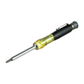 Klein Tools 32614 Multi-Bit Precision Screwdriver Set, 4-In-1 Electronics Pocket Screwdriver, Professional Phillips and Slotted Bits, EDC