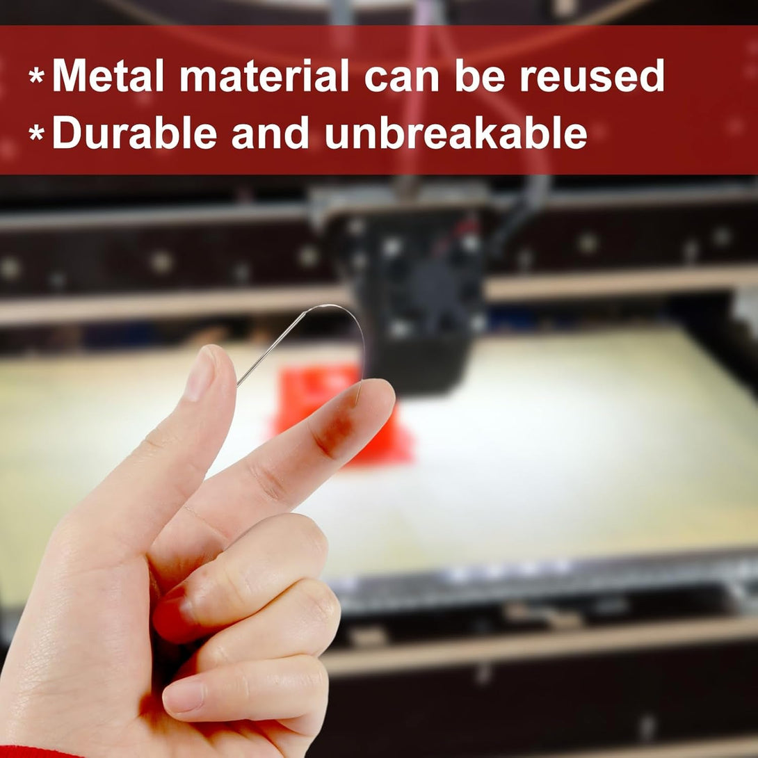 60Pcs 3D Printer Nozzle Cleaning Kit, 0.15/0.2/0.25/0.3/0.35/0.4Mm Stainless Steel 3D Printing Nozzle Needles 3D Printer Nozzle Cleaning Needles for 3D Printer Accessory