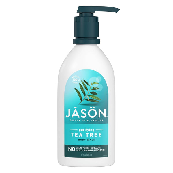 JASON Tea Tree Purifying Body Wash, for a Gentle Feeling Clean, 30 Fluid Ounces
