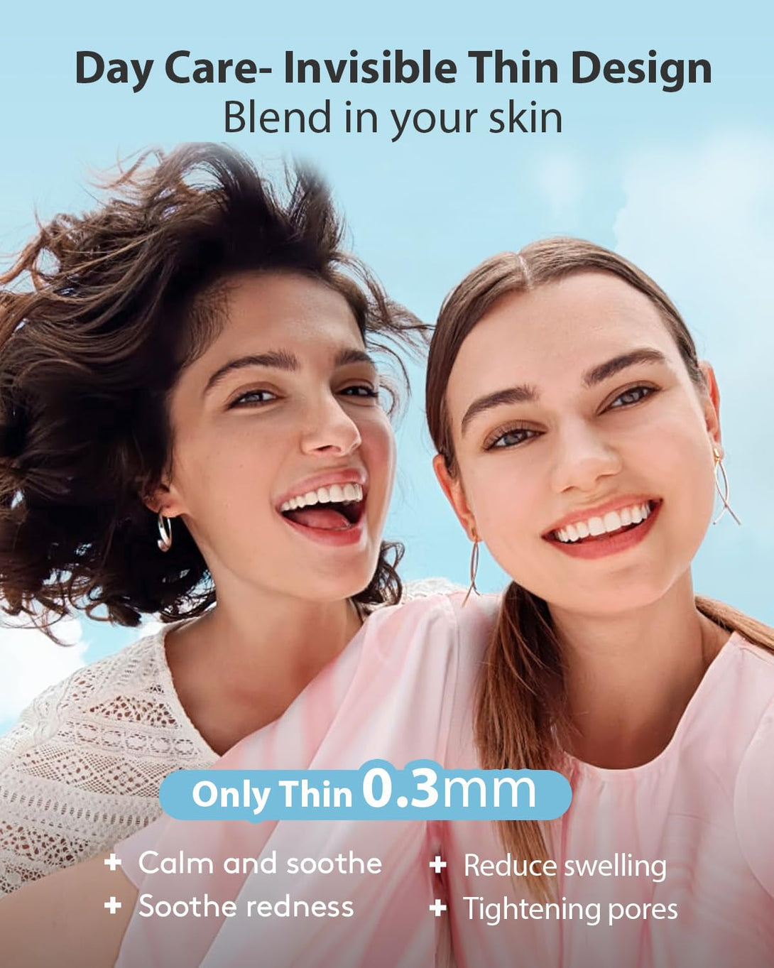 Litbear Acne Pimple Patches- Day and Night 4 Sizes 180 Dots Thin & Thick Hydrocolloid Patches with Witch Hazel, Tea Tree & Calendula Oil, Extra Adhesion for Face Zit Patch Dots