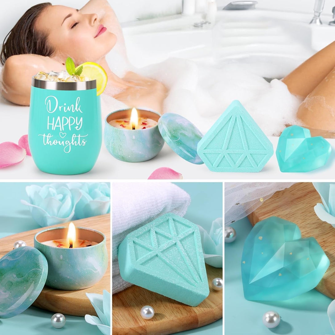 Birthday Gifts for Women Self Care Gift Set, Relaxing Spa Gifts Basket Women Care Package Get Well Soon Gift, Unique for Mom Wife Grandma Her Friend Sister, Thinking of You Presents