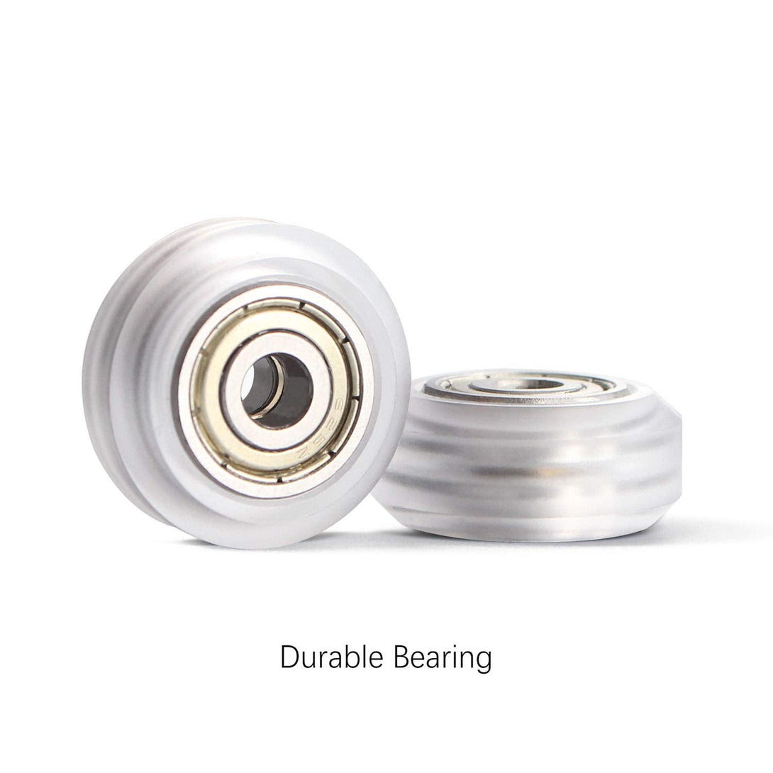 3D Printer Rollers Polycarbonate Gantry Wheels V Slot (13Pcs/Pack) Clear Ender 3 Bed Wheels 625Zz for Creality Ender Rollers Artillery Sidewinder X1 Rollers