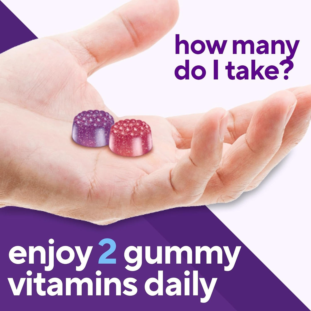 Vitafusion Adult Gummy Vitamins for Men, Berry Flavored Daily Multivitamins for Men with Vitamins A, C, D, E, B6 and B12, America’S Number 1 Gummy Vitamin Brand, 60 Day Supply, 120 Count