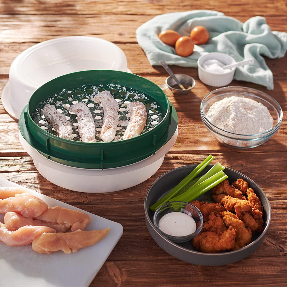 LEM Products Batter Bowl, Translucent and Green