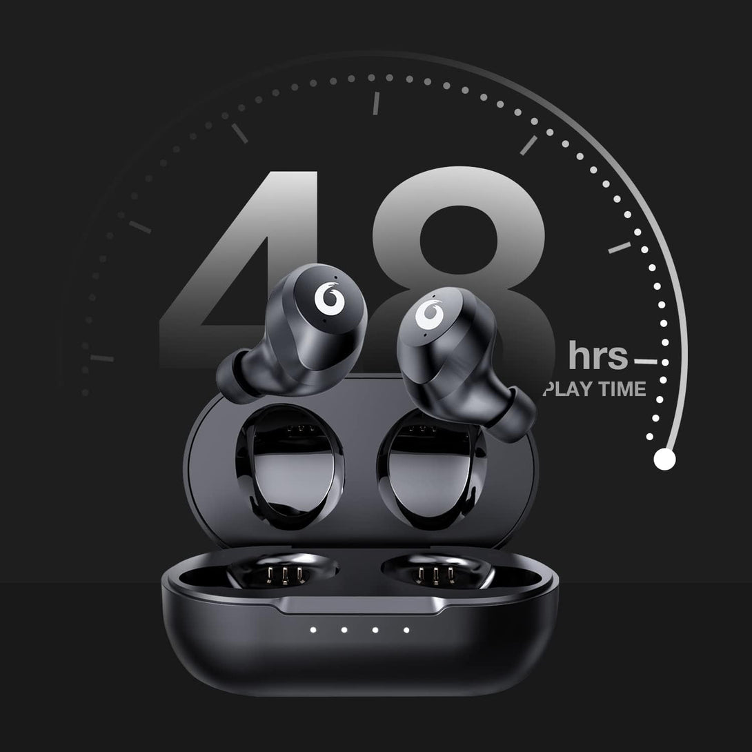 X9 Wireless Earbuds Bluetooth 5.3 Headphones Waterproof Stereo Earphones in Ear Touch Control with Microphone Headset with Deep Bass for Sport, Gaming and Running(Black)