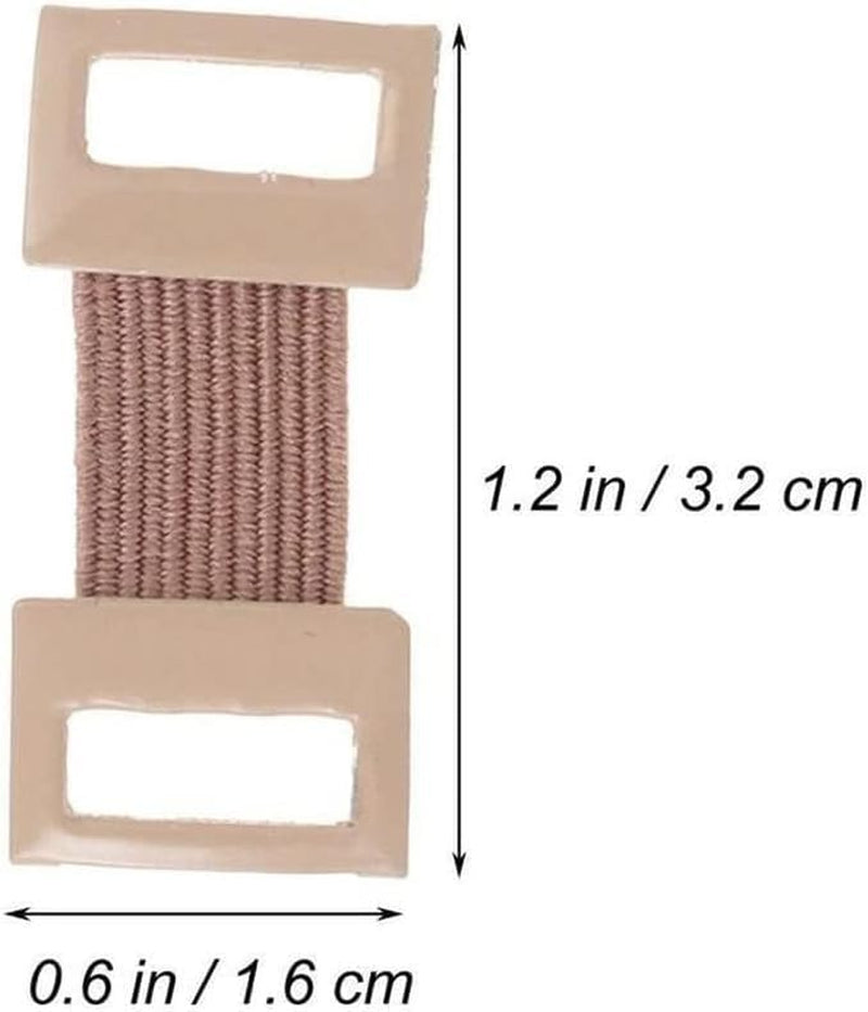 10Pcs/ Bag White Replacement Elastic Bandage Stretch Wrap Metal Clips Fastening Clips Hooks Adhesive Bandages Health and Household Bandages and Bandaging Supplies