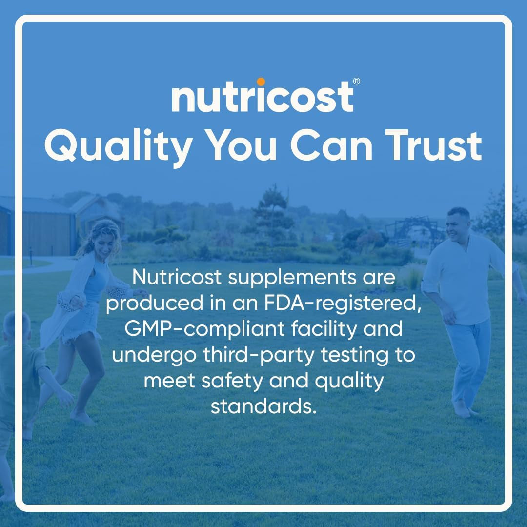 Nutricost Vitamin C with Rose HIPS 1025Mg, 240 Capsules - Vitamin C 1,000Mg, Rose HIPS 25Mg, Premium, Non-Gmo, Gluten Free Supplement