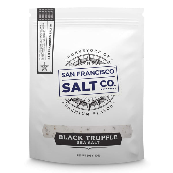 5 Oz. Resealable Pouch - Authentic Italian Black Truffle Salt by San Francisco Salt Company