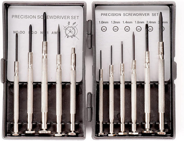 11PCS Mini Precision Screwdriver Set, XAQISHIRE Small Screwdriver Set for Repair Computer, Electronics, Toys, Watch