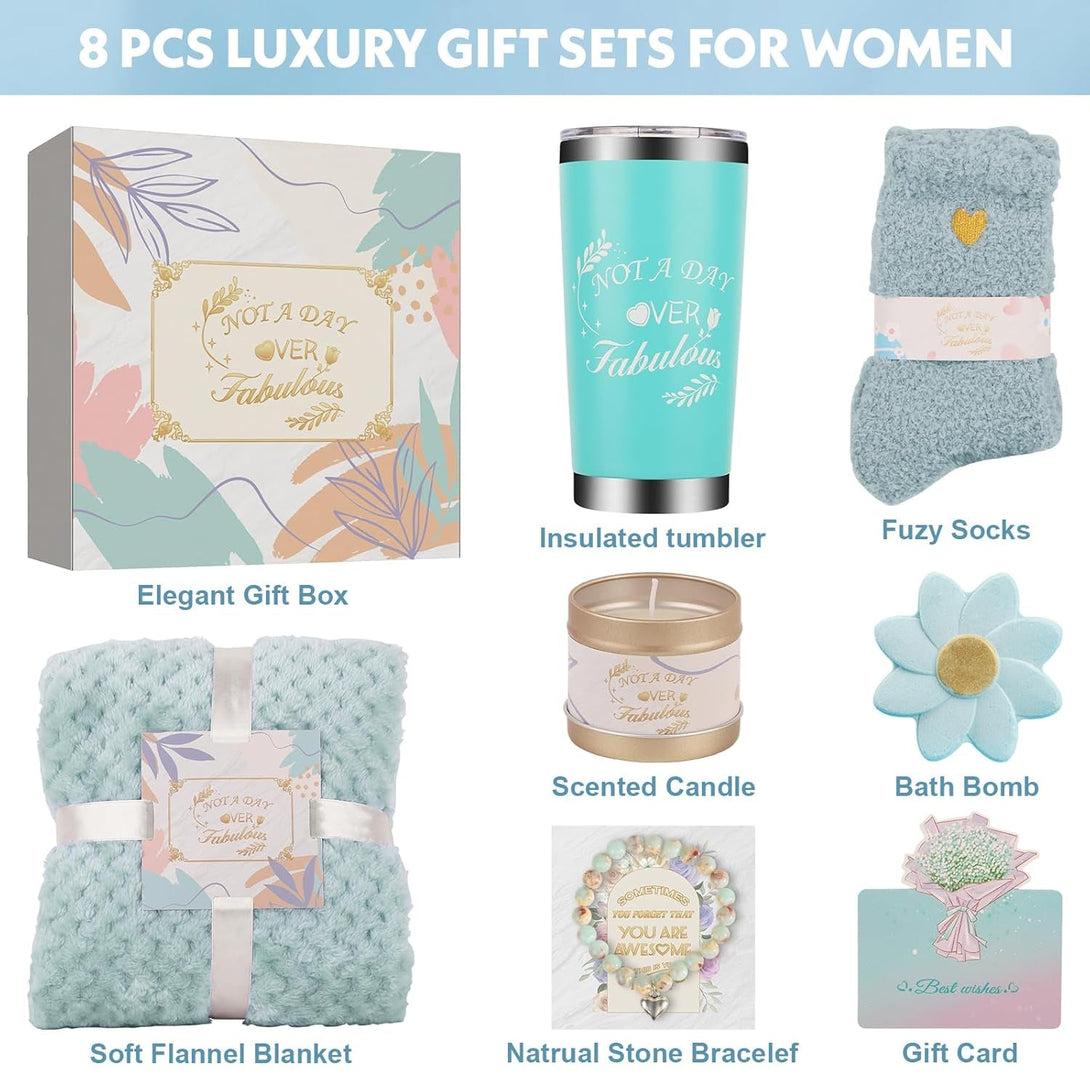 Self Care Gifts for Women, Spa Gifts Baskets for Women, Get Well Gifts Care Package, Relaxation Bath Sets, Mothers Day for Mom, Birthday Gifts for Best Friend, Wife, Grandma, Sister, Girlfriend