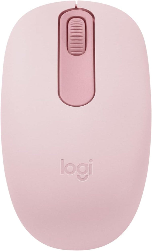Logitech M196 Bluetooth Wireless Mouse, Compact and Portable Mouse for Laptops, Tablets and More, 12-Month Battery, Smooth Tracking, Compatible with PC and Mac, Windows and Macos - Rose