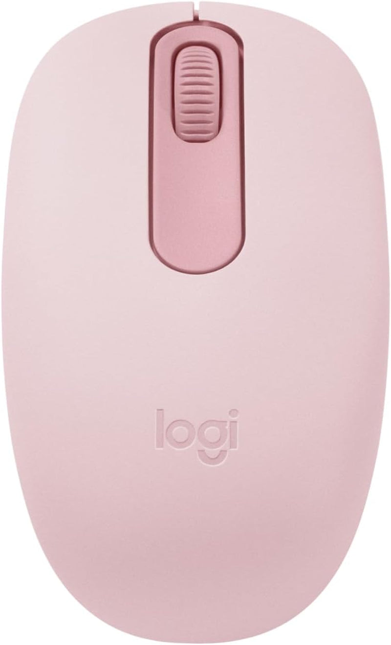Logitech M196 Bluetooth Wireless Mouse, Compact and Portable Mouse for Laptops, Tablets and More, 12-Month Battery, Smooth Tracking, Compatible with PC and Mac, Windows and Macos - Rose