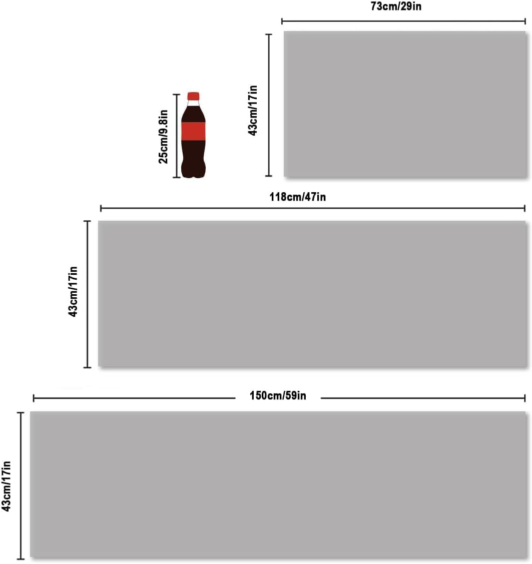 Artoid Mode Washable Non Slip Rubber Backing Kitchen Rugs Doormat, Absorbent Kitchen Floor Mats Front of Sink Kitchen Mats for Floor Home Decor 17X29 Inch