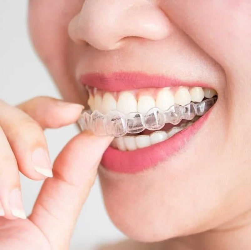 4Pcs Transparent Mouth Guard Silicone Grinding Guard Teeth Whitening Tray Sleeping Gum Shield for Sports Bruxism Bite Guard,Teeth Grinding Guards,Health and Household,Oral Care,Easy to Use