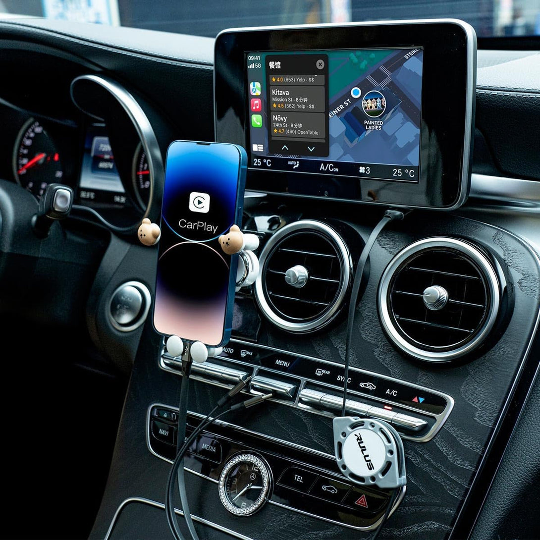 RULUS Retractable Charger 3 in 1 [2Pack,4Ft], Retractable Charging Cable Universal Charger Cable with Lightning/Type C/Micro USB for Iphone,Samsung Galaxy,Tablets,Carplay