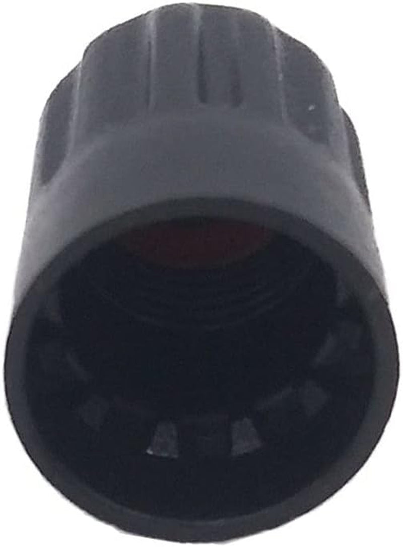 10Pcs Black Plastic Tire Valve Stem Cover Caps for TR20008 TPMS, Universal Tire Valve Stem Long Caps for Car, Truck, SUV, Bike and Motorcycle