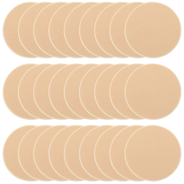 25 Pcs Women'S round Soft Makeup Beauty Eye Face Foundation Blender Facial Smooth Powder Puff Cosmetics Blush Applicators Sponges Use for Dry and Wet