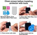 Screen Protector Compatible with Bestinn 1.47" and Mindrose H80 1.47â Smartwatch, Soft TPU, 6 Pieces, Bubble Self-Healing