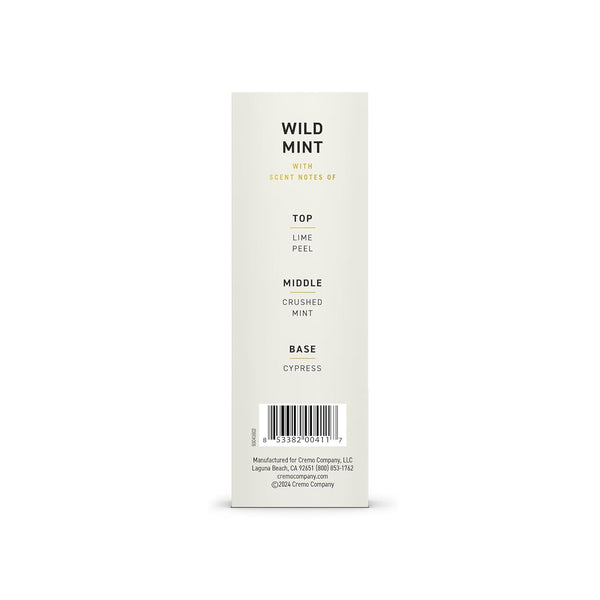 Cremo Beard Oil, Revitalizing Wild Mint, 1 Fl Oz - Restore Natural Moisture and Soften Your Beard to Help Relieve Beard Itch
