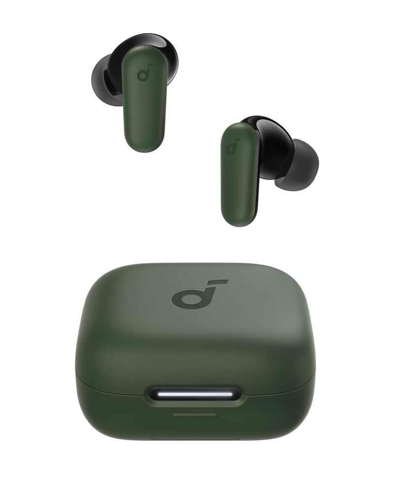 Soundcore P30I by Anker Noise Cancelling Earbuds, Strong and Smart Noise Cancelling, Powerful Bass, 45H Playtime, 2-In-1 Case and Phone Stand,