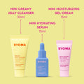 BYOMA so Hydrating Set - Barrier Repair Skincare Set - Creamy Jelly Cleanser, Hydrating Face Serum & Ceramide Face Moisturizer for Dry Skin - anti