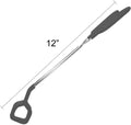 Rehabilitation Advantage Long Reach Toilet Aid â 12" Bottom Wiper with Non-Slip Silicone Grip â Ideal for Limited Mobility, Elderly, Post-Surgery,