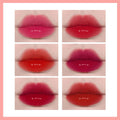 6 Colors Lip Tint Stain Set, Korean Velvet Watery Lip Stain Moisturizing Mini Liquid Lipstick, Multi-Use Lip and Cheek Tint, Long Lasting