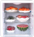 Boolavard Fresh Keeping Bags, 100Pcs Food Covers,Reusable Elastic Food Storage Covers, Plastic Sealing Elastic Stretch Adjustable Bowl Lids,
