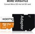 KOOTION 128GB Micro SDXC UHS-I U3 V30 A1 Memory Card - High Speed TF Card for Phone, Camera