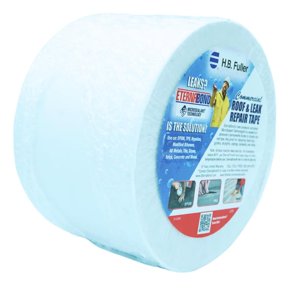 Eternabond Roofseal White 4" X50' Microsealant UV Stable RV Roof Seal Repair Tape | 35 Mil Total Thickness - EB-RW040-50R - One-Step Durable,