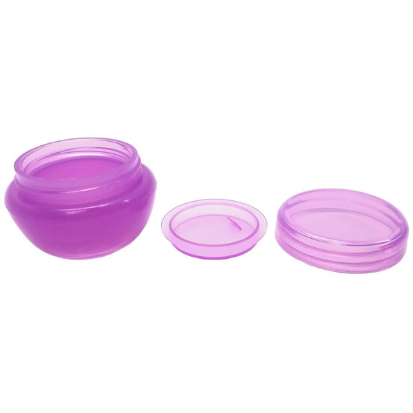 Beauticom 10G/10ML Frosted Container Jars with Inner Liner for Scrubs, Oils, Salves, Creams, Lotions, Makeup Cosmetics, Nail Accessories, Beauty