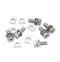 Binifimux 6-Pack Motorcycle Battery Terminal M6 X16Mm Bolt Square Nut Kit, Stainless Steel 304, ATV Battery Terminal Bolts, Boat, E-Bike, Electric