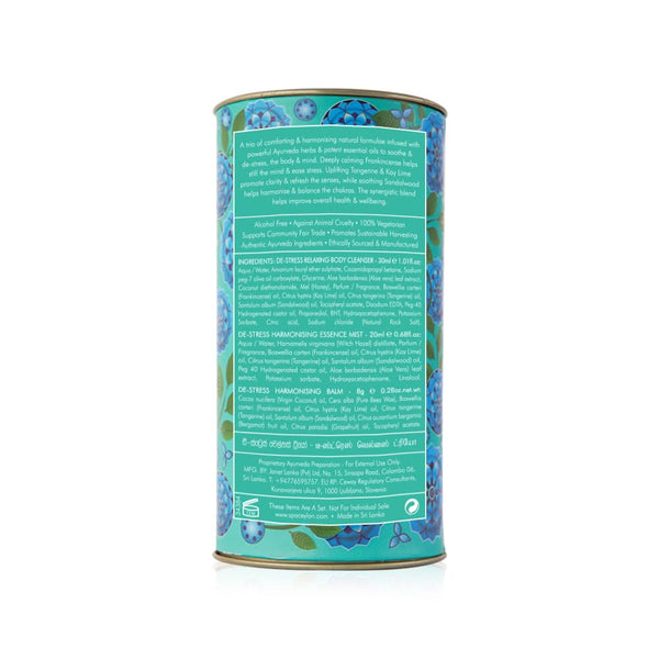 SPA CEYLON Peace Wellness Trio Set | Spa Essentials | Body Care | Ayurvedic | Natural Ingredients | Pampering Kit | Gifting