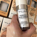 5PCS TLM Colour Changing Foundation Makeup Set Matte Liquid Full Coverage Oil Control Breathable Invisible Cover Concealer Foundation with Face