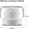 Diffusers for Essential Oils Large Room: SEVEYEE 500Ml Aromatherapy Diffuser for Home Bedroom - Big Capacity Running 24 Hours Waterless Auto off