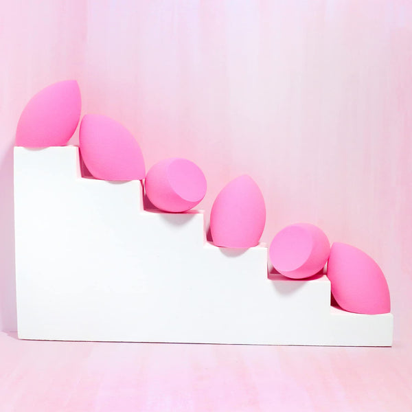 AOA Studio Collection Makeup Sponge Set Makeup Blender Latex Free and High-Definition Super Soft Set of 6 Makeup Blender for Powder Cream and