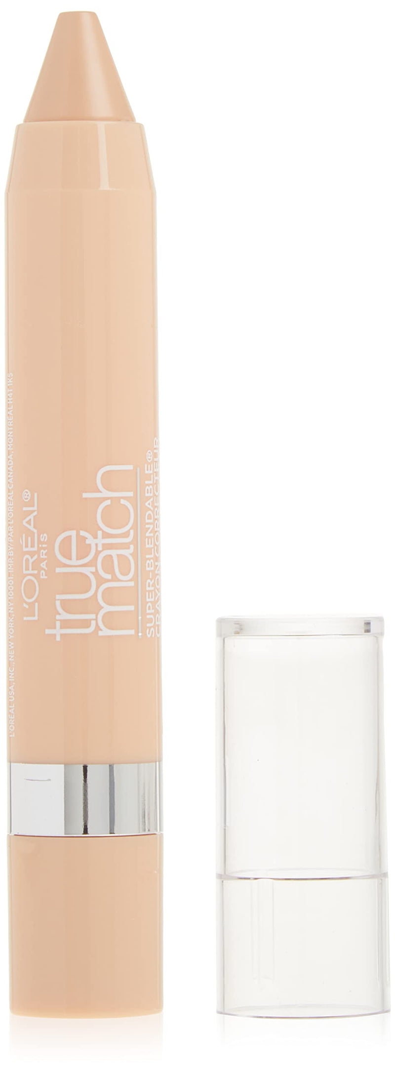 L'Oreal Paris True Match Super Blendable Crayon Concealer, Fair/Light Neutral, 0.1 Oz.