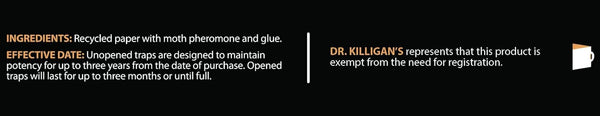 Dr. Killigan'S Premium Double Potent Pantry Moth Traps with Pheromones Prime, Sticky Indian Meal Moth Traps for Kitchen, How to Get Rid of Moths