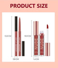 LANGMANNI 6 Matte Lipstick with 6 Lipliners Durable Makeup Set,Long-Lasting Non-Stick Cup Not Fade Waterproof Pigmented Velvet Lipgloss Kit Beauty