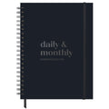 Undated Daily Planner | 2026 Calendar | Large Daily and Monthly Planner with Hourly Schedule, 8.5" x 11" | 6 Month, Full Page a Day, To do List,