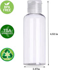 5 Pack 3.4Oz Empty Plastic Travel Bottles for Toiletries TSA Approved Leak Proof Squeezable Travel Size Containers Travel Essentials Accessories,
