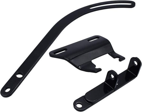 Black Alternator Bracket for Small Block Chevy SWP SBC 283 305 327 350 Short Water Pump Drivers Side