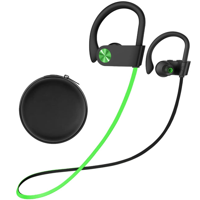 Stiive Bluetooth Headphones, 5.3 Wireless Sports Earbuds IPX7 Waterproof with Mic, Stereo Sweatproof In-Ear Earphones, N