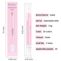Kaely 2In1 Cream Eye Shadow Brightener Sticks, Pearl White Eyeliner Pencil Shimmer, Eyeshadow Applicator Stick Waterproof Pigmented, Eye Shadow
