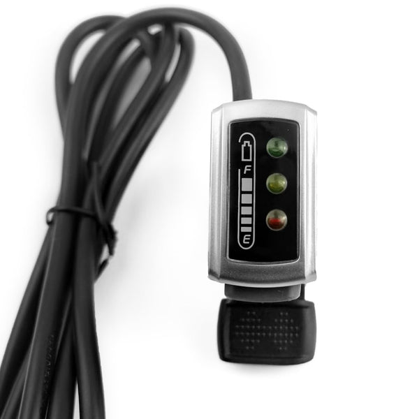 L-Faster Thumb Throttle for 24V/36V / 48V Bike with Power Indicator Wuxing Brand 106Dxc Scooter Accelerator Vehicle Speed Controller