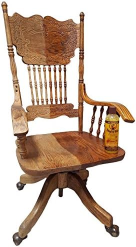 Howard Products Beeswax Wood Polish & Conditioner, Feed-N-Wax for Wood Furniture Polish, 16 Oz, Orange