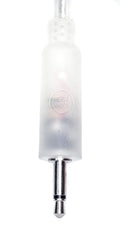 LED CV Patch Cables Eurorack Modular Test Leads, 5-Pack (23.6"), Transparent