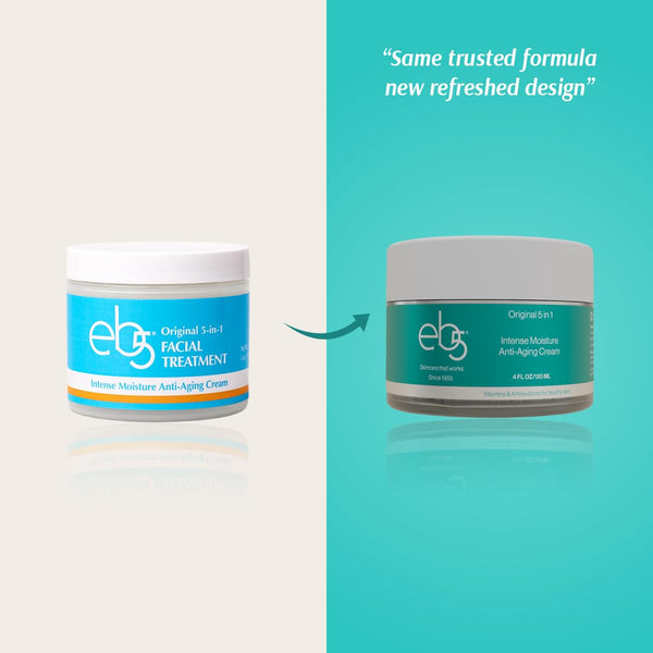 Eb5 Intense Moisture anti Aging Moisturizer Face & Neck Cream- Tone Tighten Skin with Retinol, Fade Fine Lines & Wrinkles with Vitamin E, a &