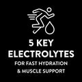 Pedialyte Sport Electrolyte Drink, Fast Hydration with 5 Key Electrolytes for Muscle Support Before, During, & after Exercise, Fruit Punch, 1