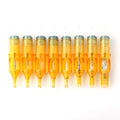 Pirate Face Tattoo (50) Mixed Assorted Disposable Tattoo Needle Cartridge 50Pcs RL, RS, M1